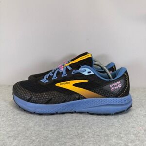 Brooks Divide 3 Womens Shoes Size 9 Black Blue Trail Running Sneaker 1203681B096